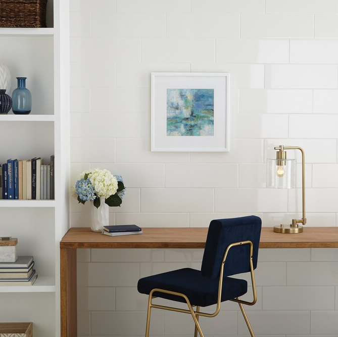 STARTING LINE 6X18 GLOSS WHITE